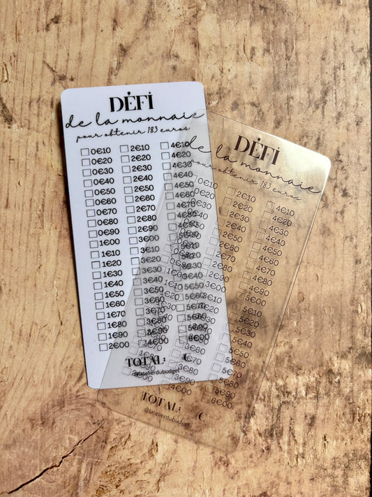 Défi de la monnaie - A6 NEW