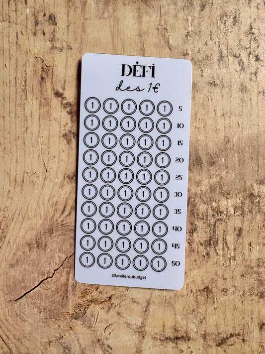 Défi des 1€ - A6 NEW