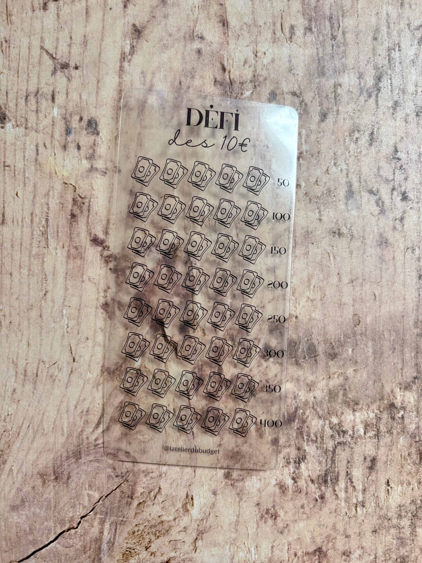 Défi des 10€ - A6 NEW