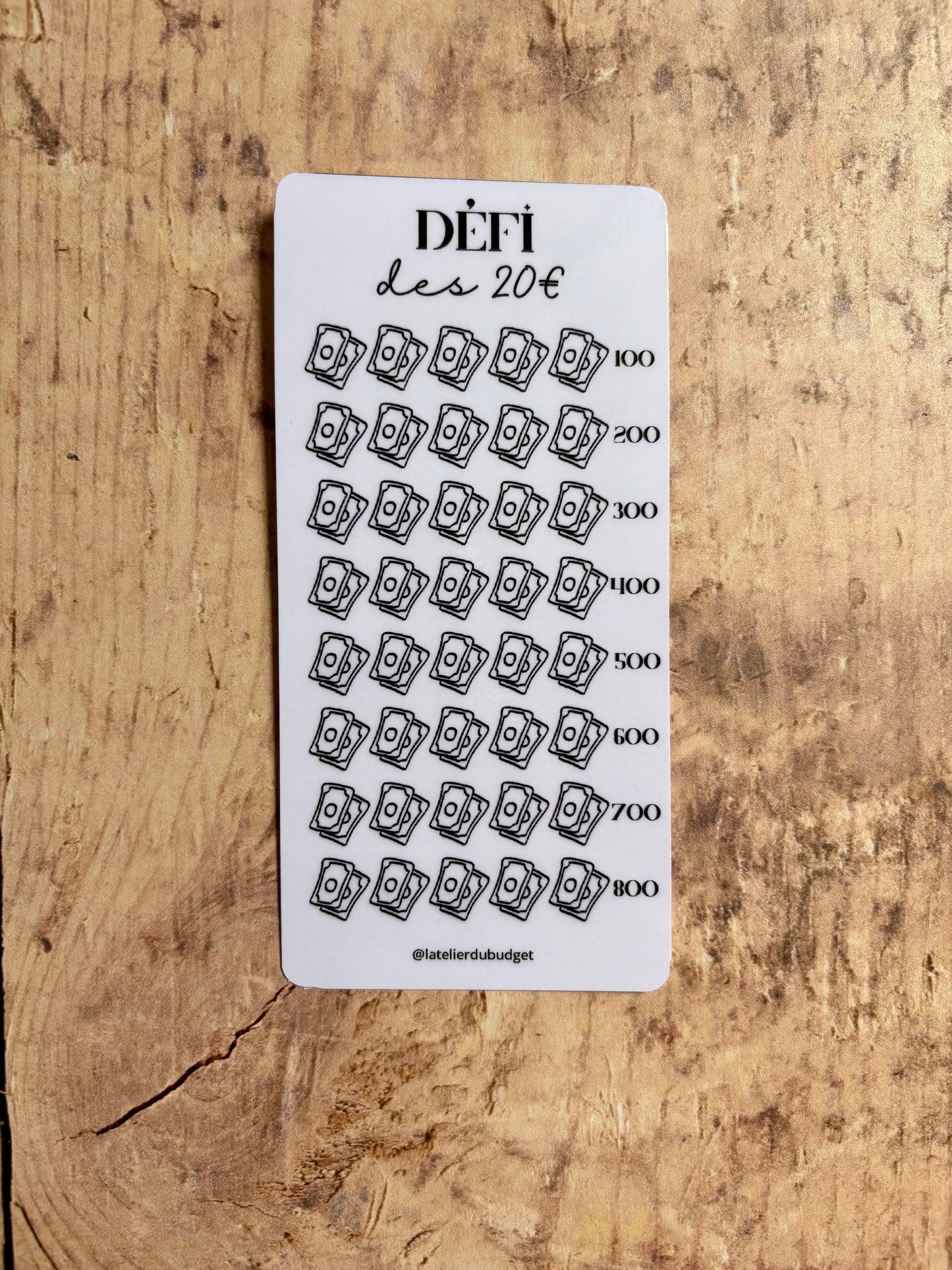 Défi des 20€ - A6 NEW