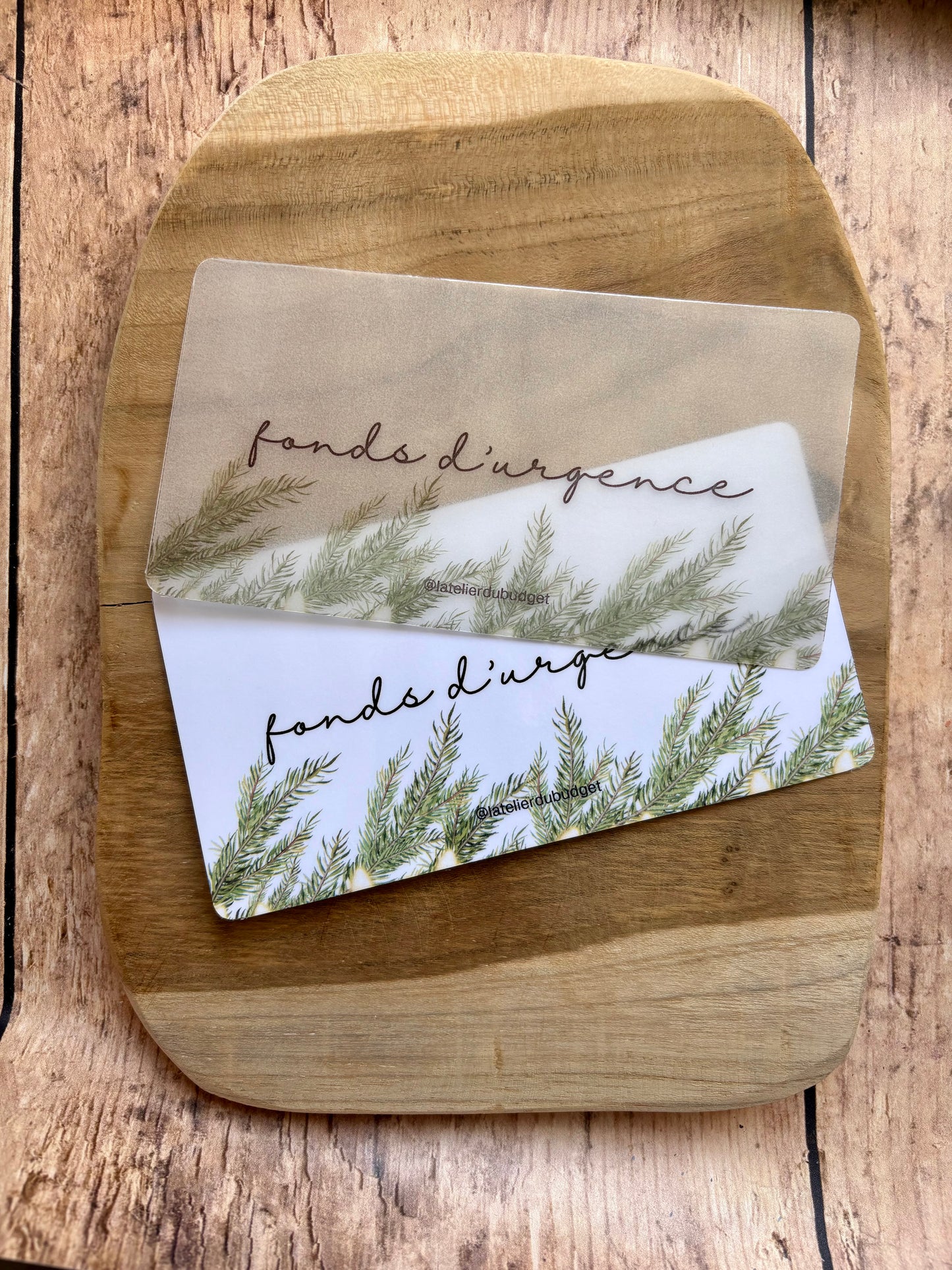 Insert pour enveloppes A6 à l'unité #Sapin