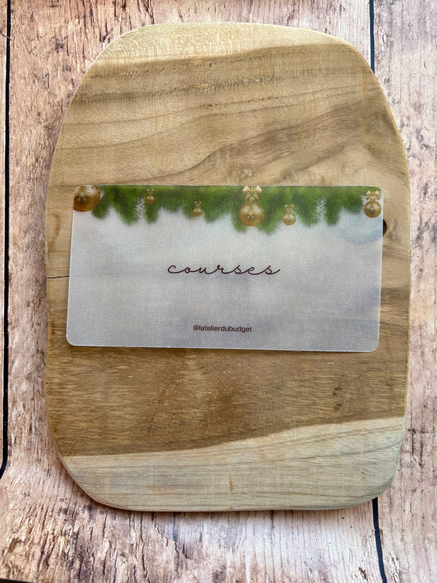 Insert pour enveloppes A6 à l'unité #Boules dorées