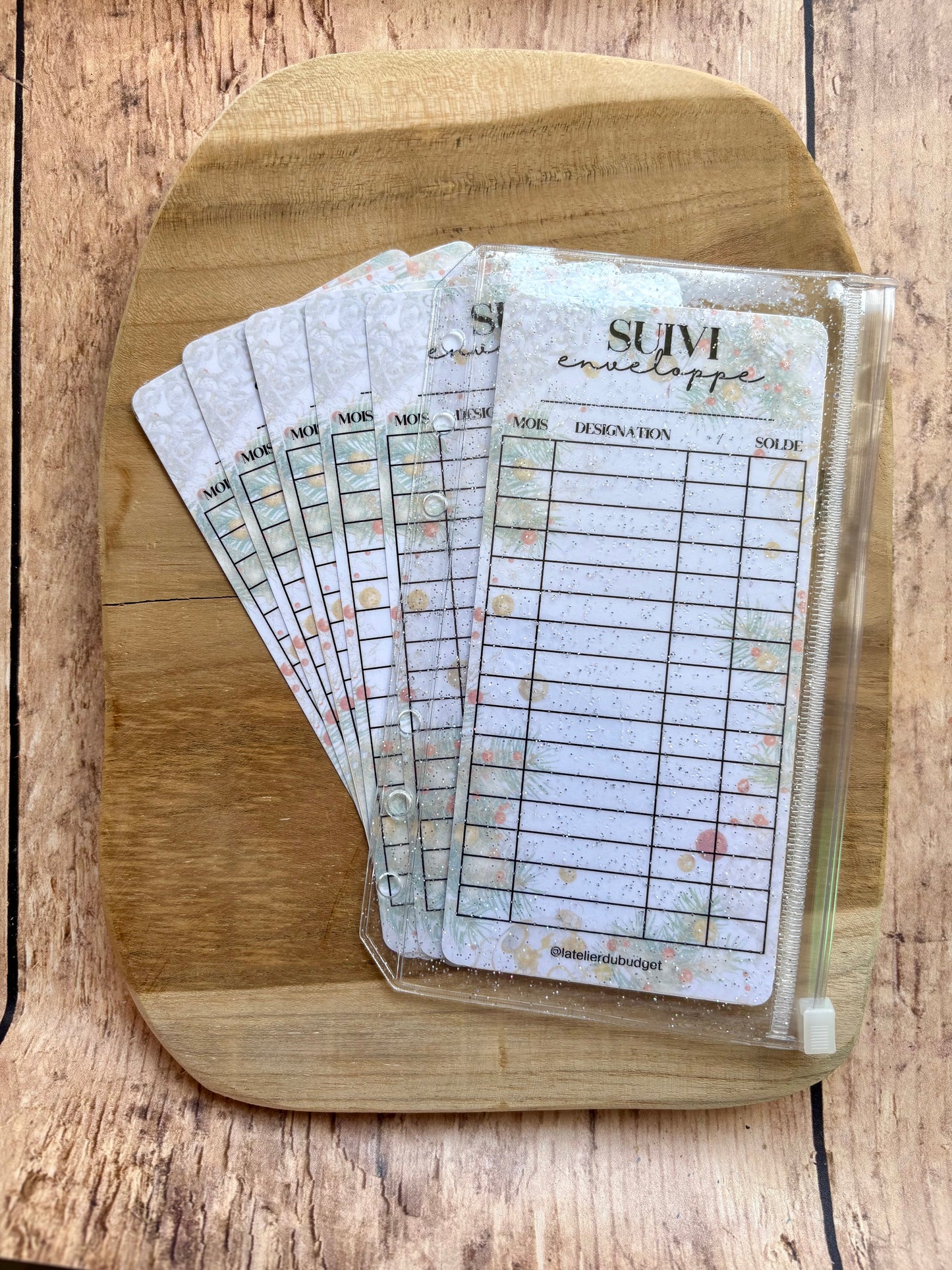 Pack de 6 trackers suivi - A6 Noël