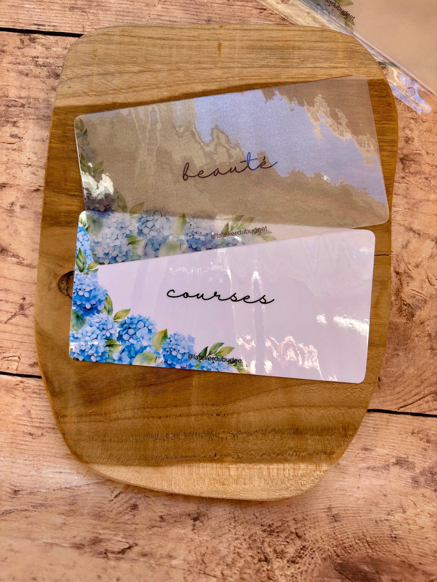 Insert pour enveloppes A6 à l'unité #Hortensia bleu