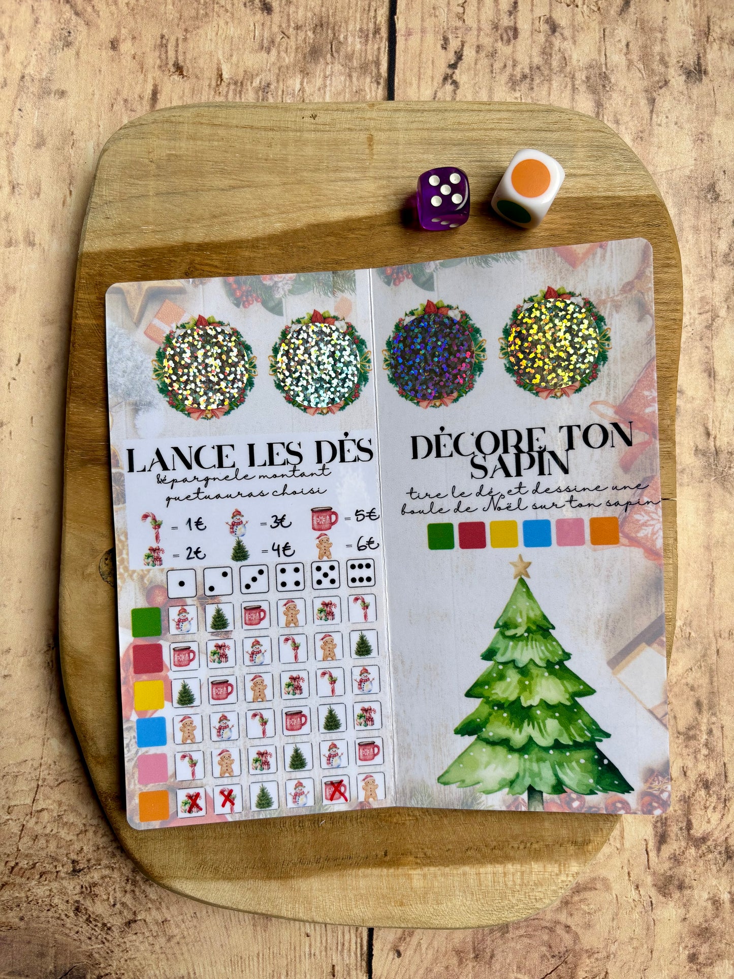 Défi plateau Joyeux Noël