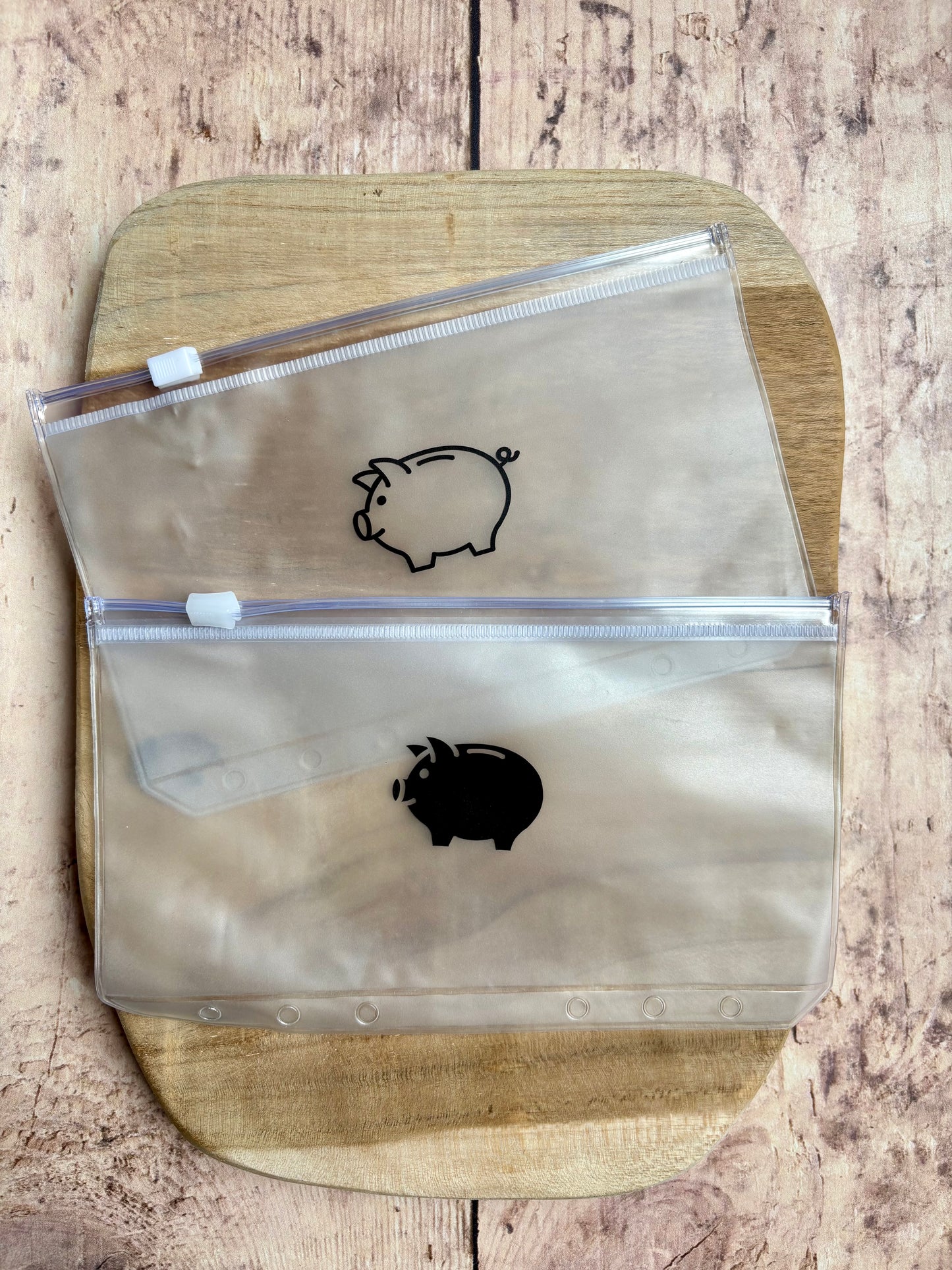 Enveloppe zippée monnaie