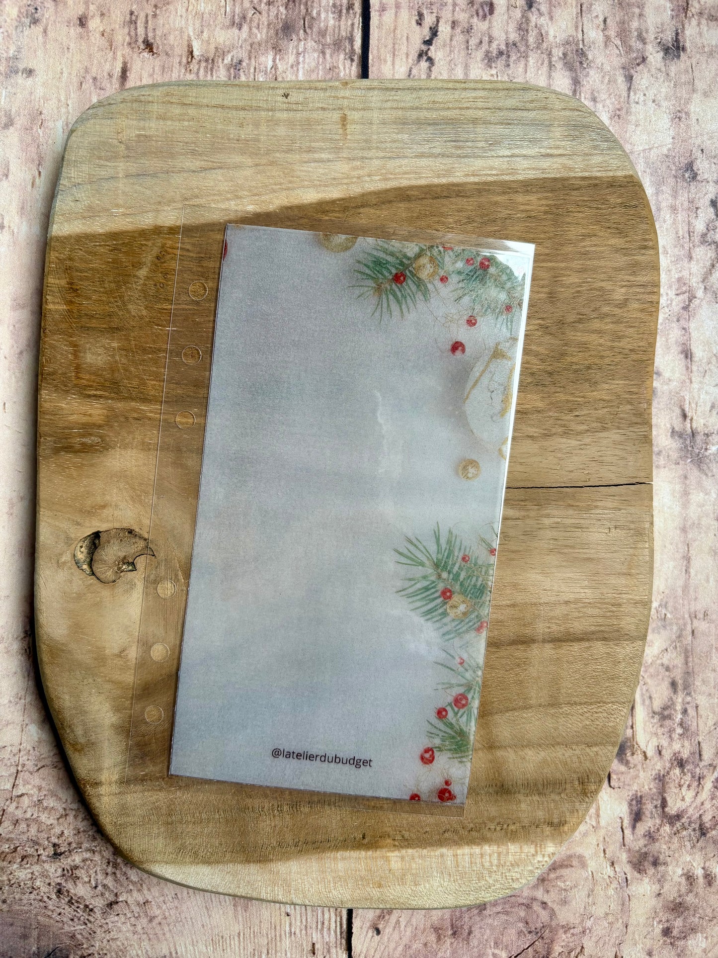 Enveloppe et défi Arbre de Noël