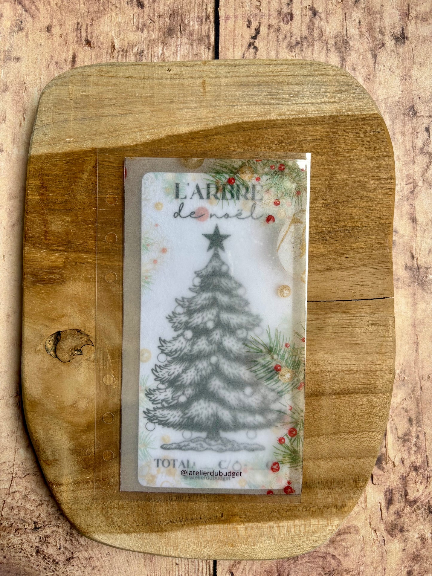 Enveloppe et défi Arbre de Noël