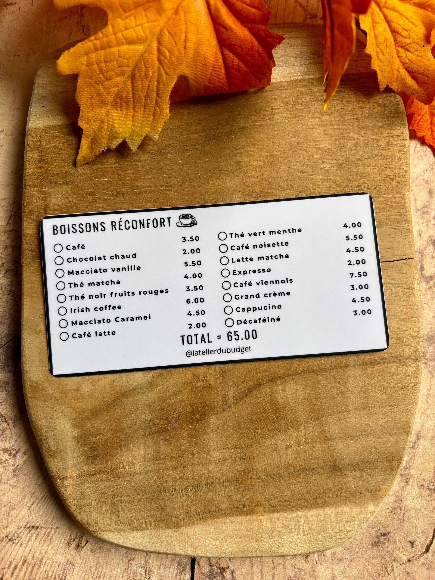 Défi Boissons réconfort ☕