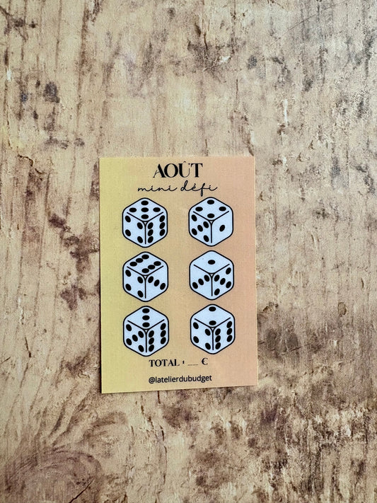 Défi AOUT - A7 DESTOCKAGE