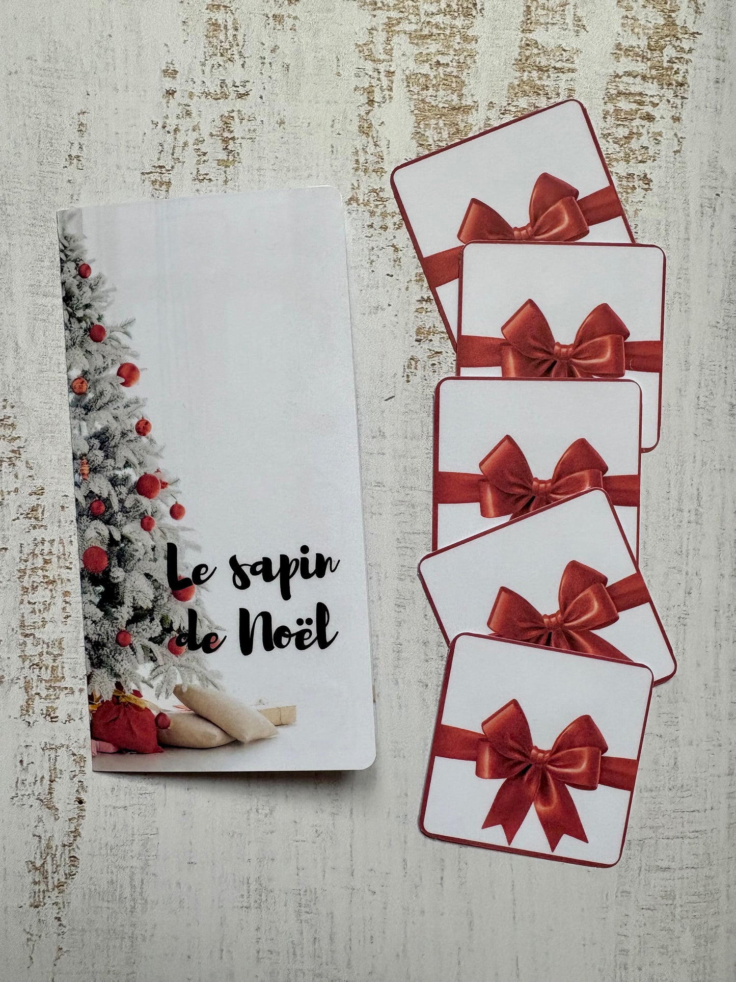 Défi plateau A6 "le sapin de Noël"