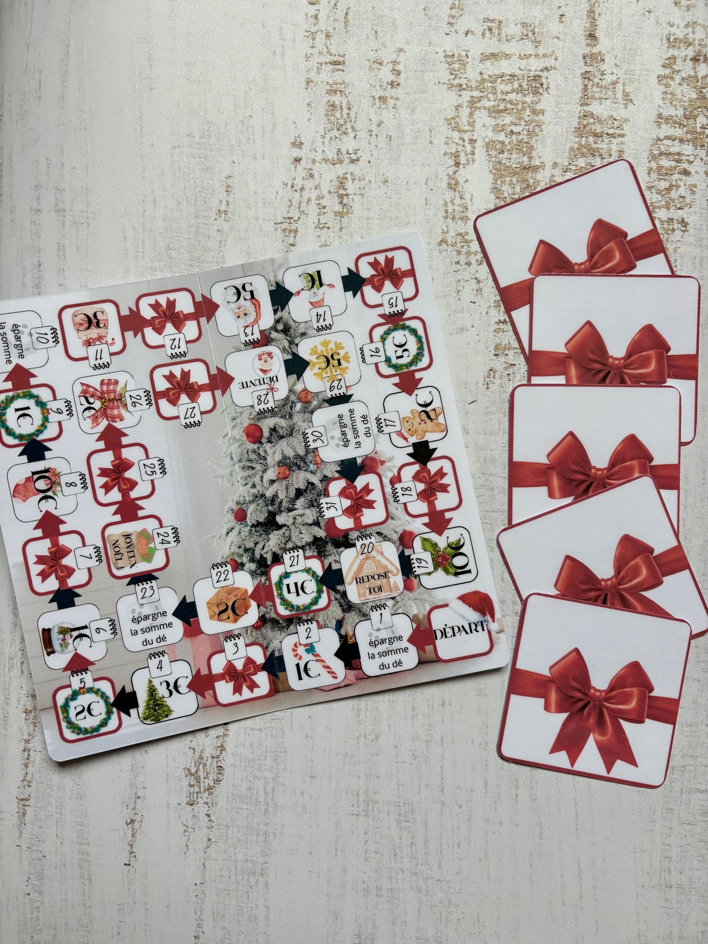 Défi plateau A6 "le sapin de Noël"