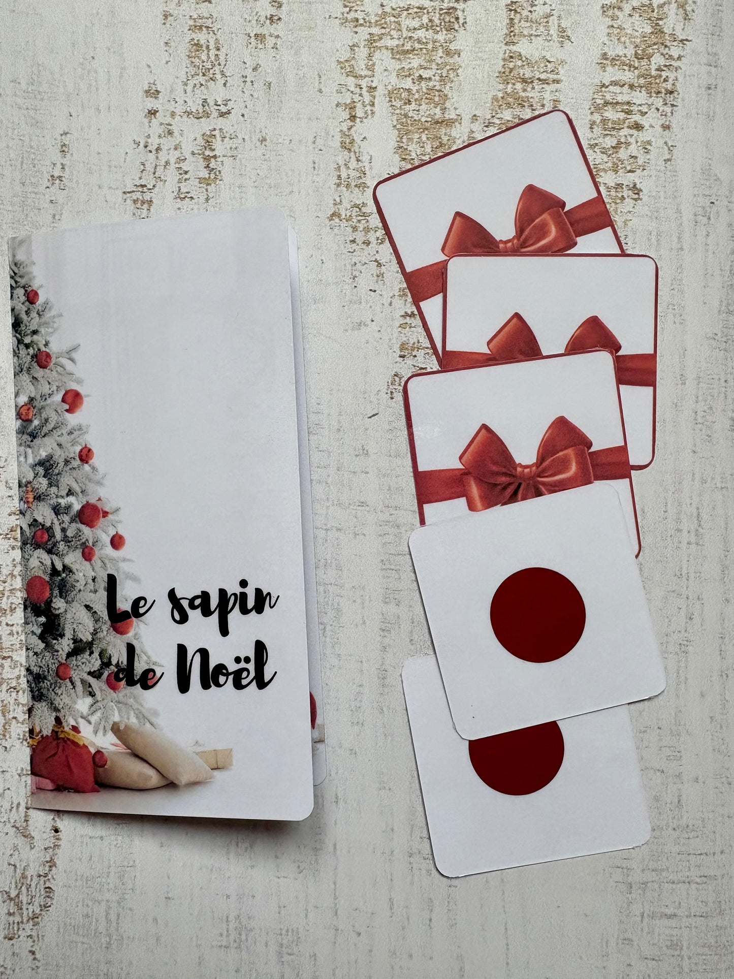 Défi plateau A6 "le sapin de Noël"