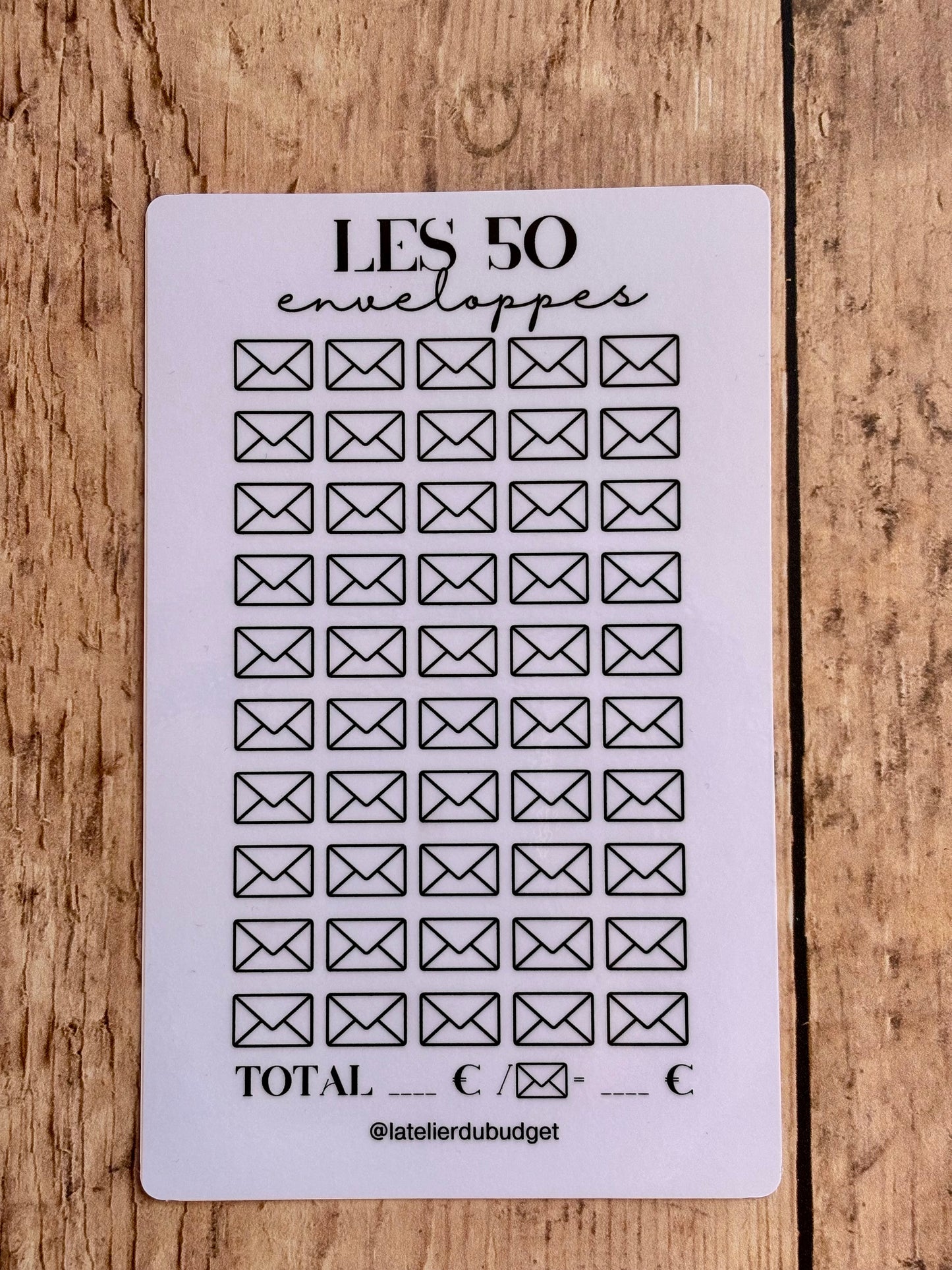 Défi 50 enveloppes