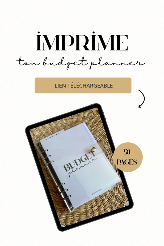 Budget planner téléchargeable